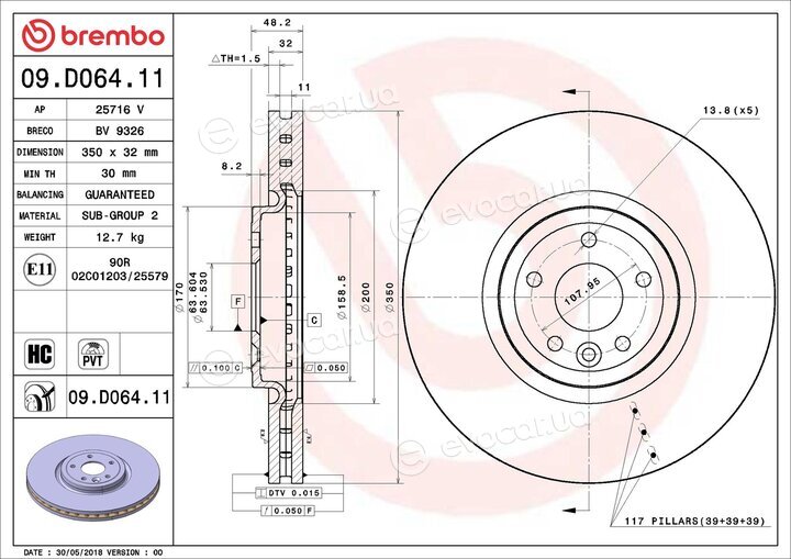 Brembo 09.D064.11