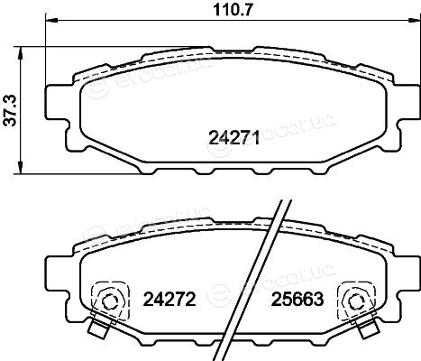 Hella Pagid 8DB 355 012-261