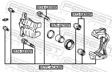 Febest 0177C-ACA20F