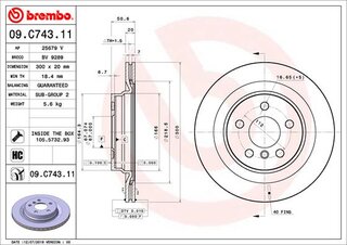 Brembo 09.C743.11