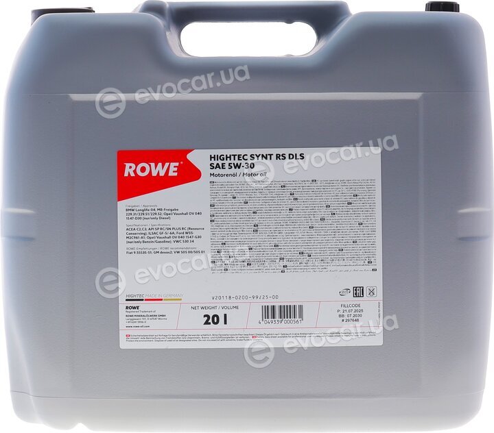 Rowe 20118-0200-99