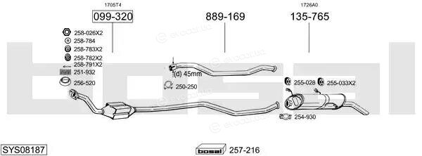 Bosal SYS08187