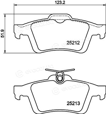 Hella Pagid 8DB 355 015-761