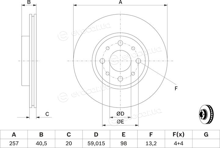 Bosch 0 986 479 W68