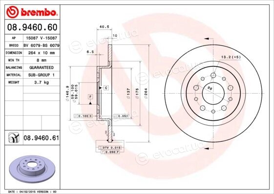 Brembo 08.9460.61