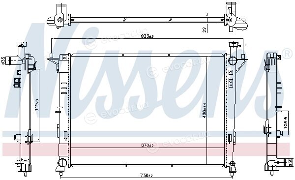 Nissens 606824