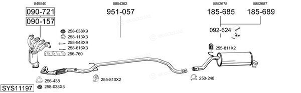 Bosal SYS11197