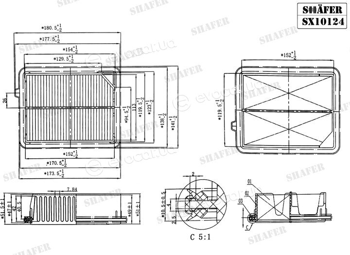Shafer SX10124