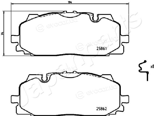 Japanparts PA-0958AF