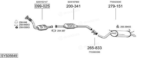 Bosal SYS05649