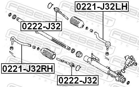 Febest 0222-J32