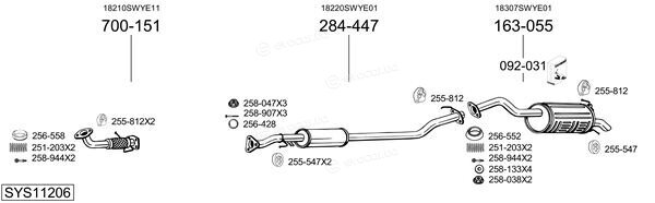 Bosal SYS11206