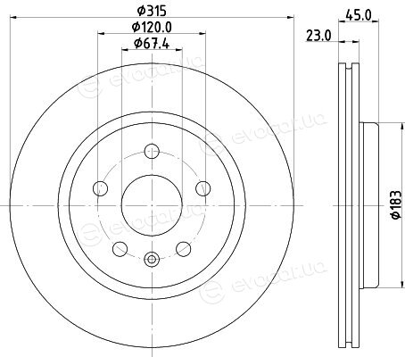 Hella Pagid 8DD 355 132-751