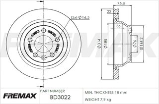Fremax BD-3022