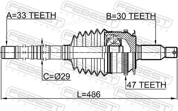 Febest 0414-KB4A47L