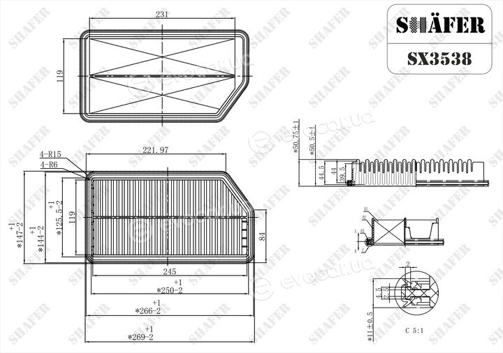 Shafer SX3538