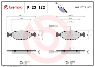 Brembo P 23 122