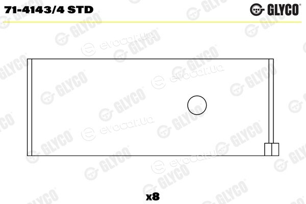 Glyco 71-4143/4 STD