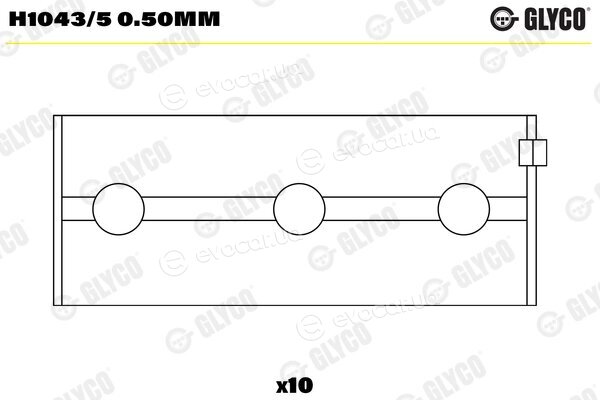 Glyco H1043/5 0.50mm