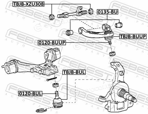 Febest TBJB-XZU308