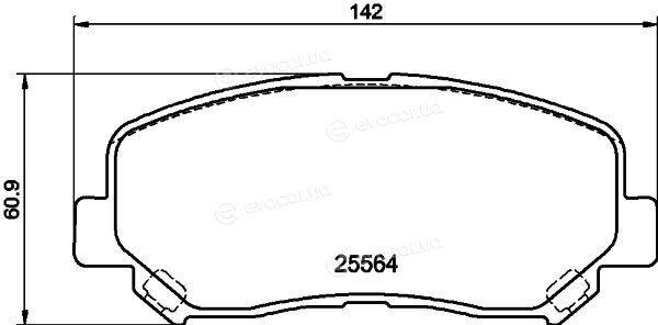 Hella Pagid 8DB 355 020-511