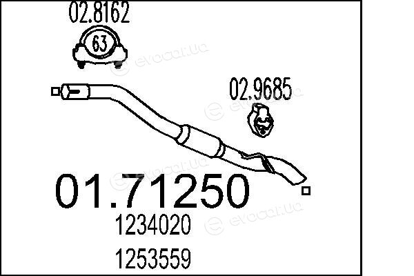 MTS 01.71250