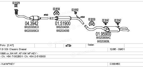 MTS C380450001638