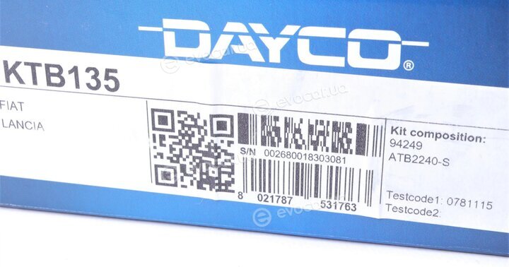 Dayco KTB135