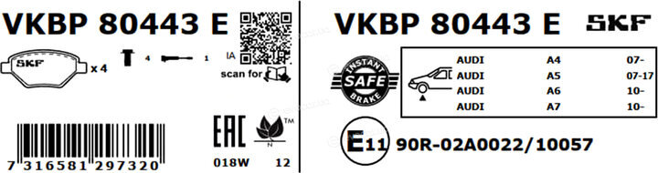 SKF VKBP 80443 E