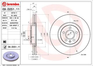 Brembo 09.D251.11