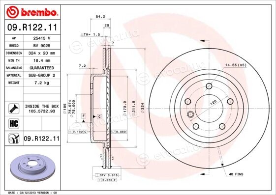 Brembo 09.R122.11