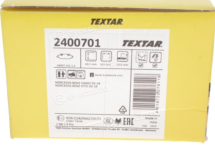 Textar 2400701