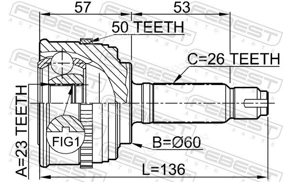 Febest 0310-058A50