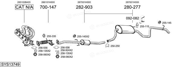 Bosal SYS13749