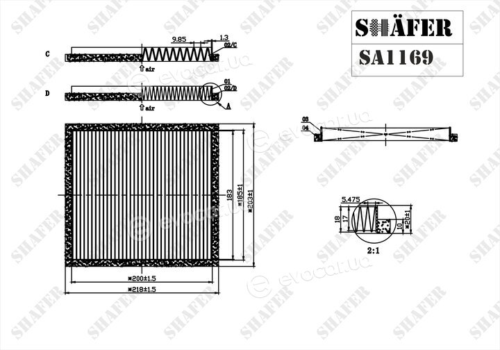Shafer SA1169