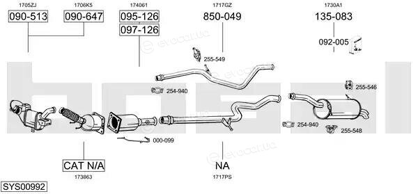 Bosal SYS00992