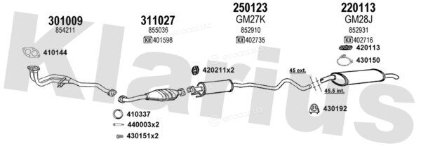 Klarius 390834E