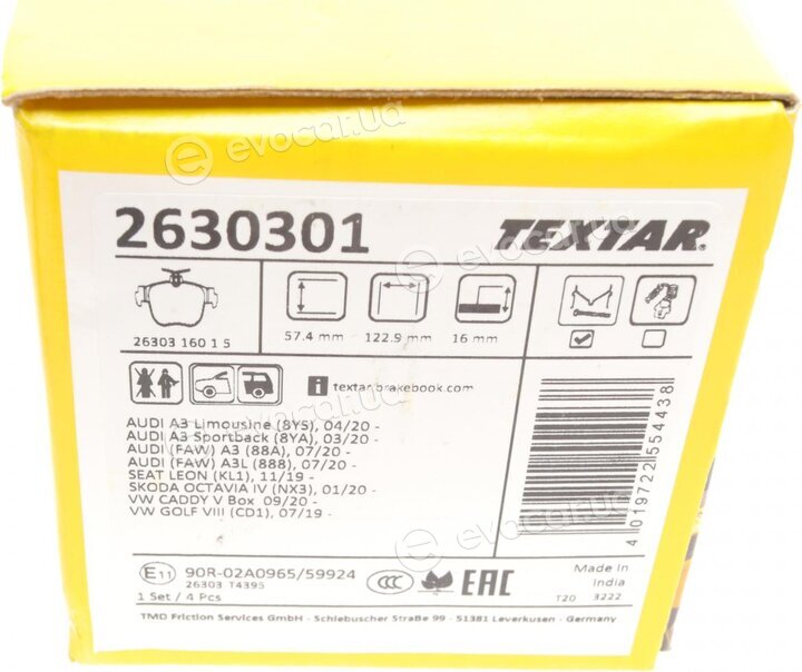 Textar 2630301