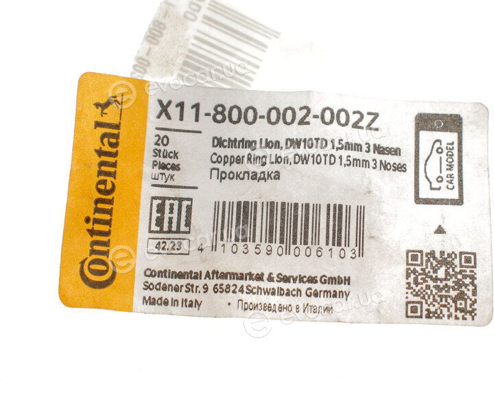 Continental X11-800-002-002Z