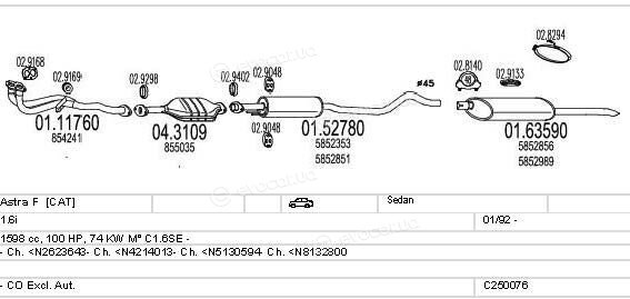 MTS C250076005183