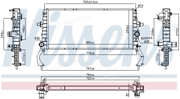 Nissens 606801