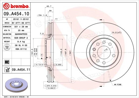 Brembo 09.A454.11