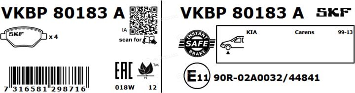 SKF VKBP 80183 A