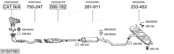 Bosal SYS07583