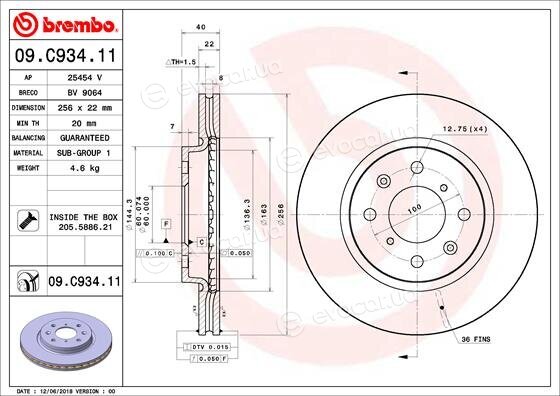 Brembo 09.C934.11