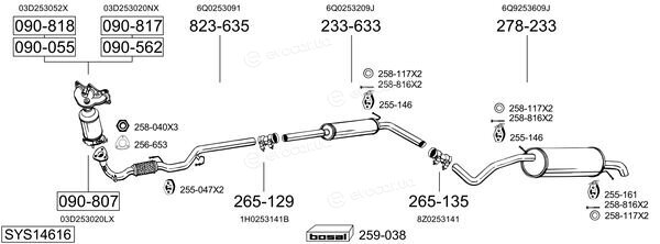 Bosal SYS14616