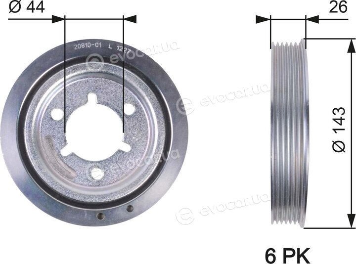 Gates TVD1055