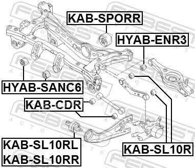 Febest KAB-SL10RL