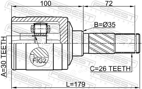 Febest 0511-CX7R