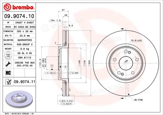 Brembo 09.9074.11